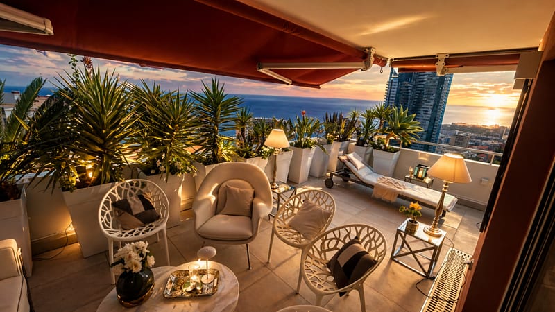 Top Floor /Facing Monaco Tour Odéon with Panoramic Sea view  — photo 7