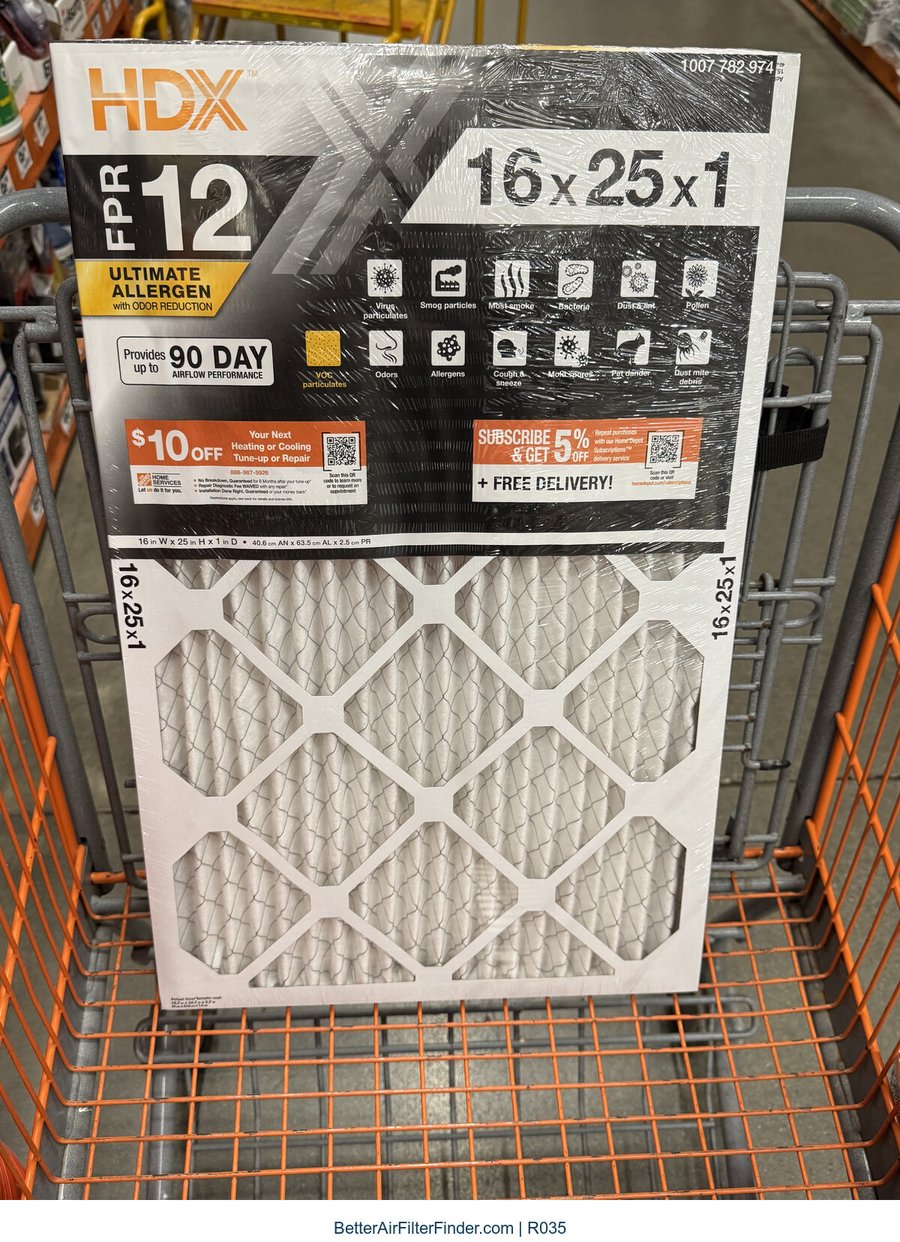 HDX Ultimate Allergen with Odor Reduction, photographed package