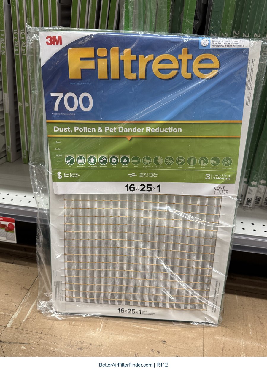Filtrete MPR 700, photographed package