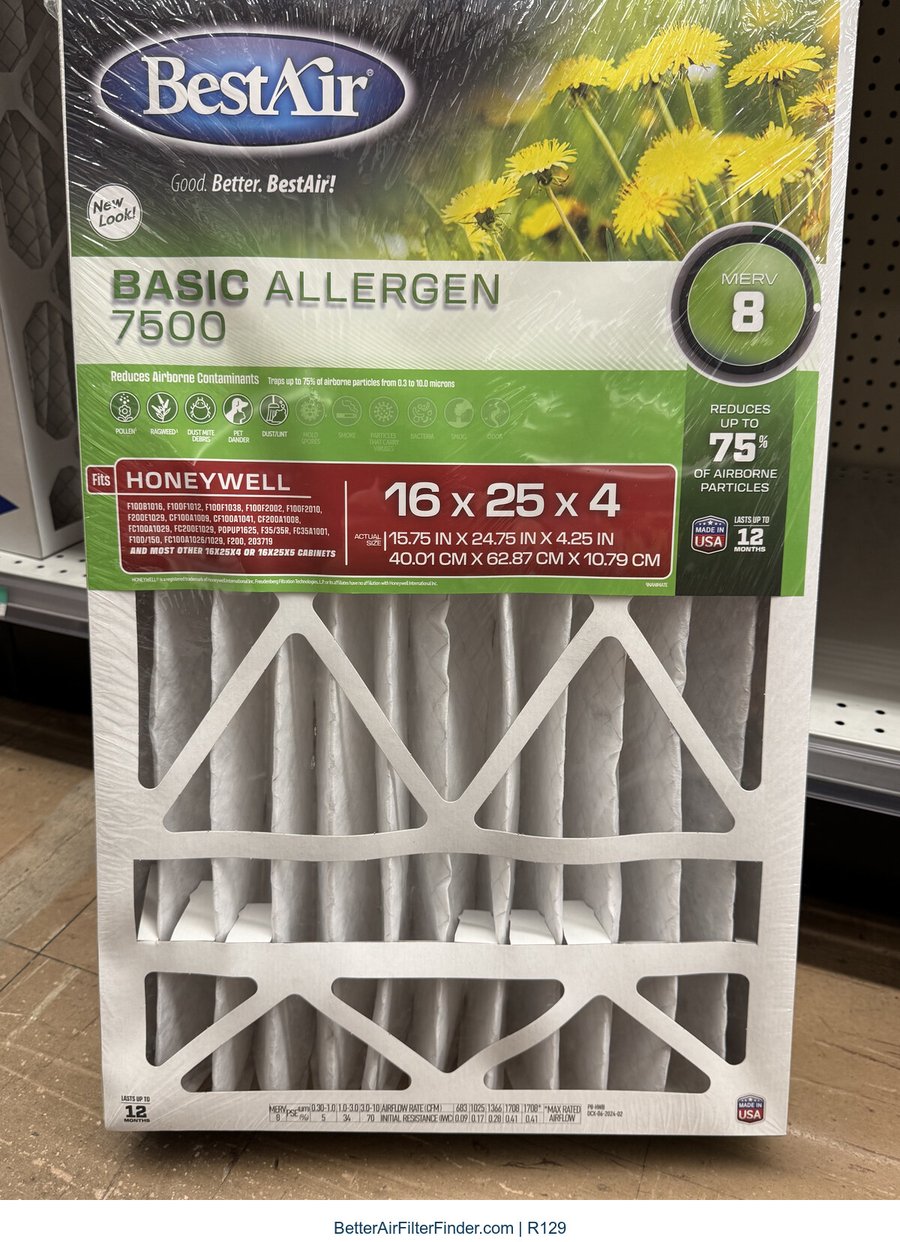 BestAir Basic Allergen 7500, photographed package
