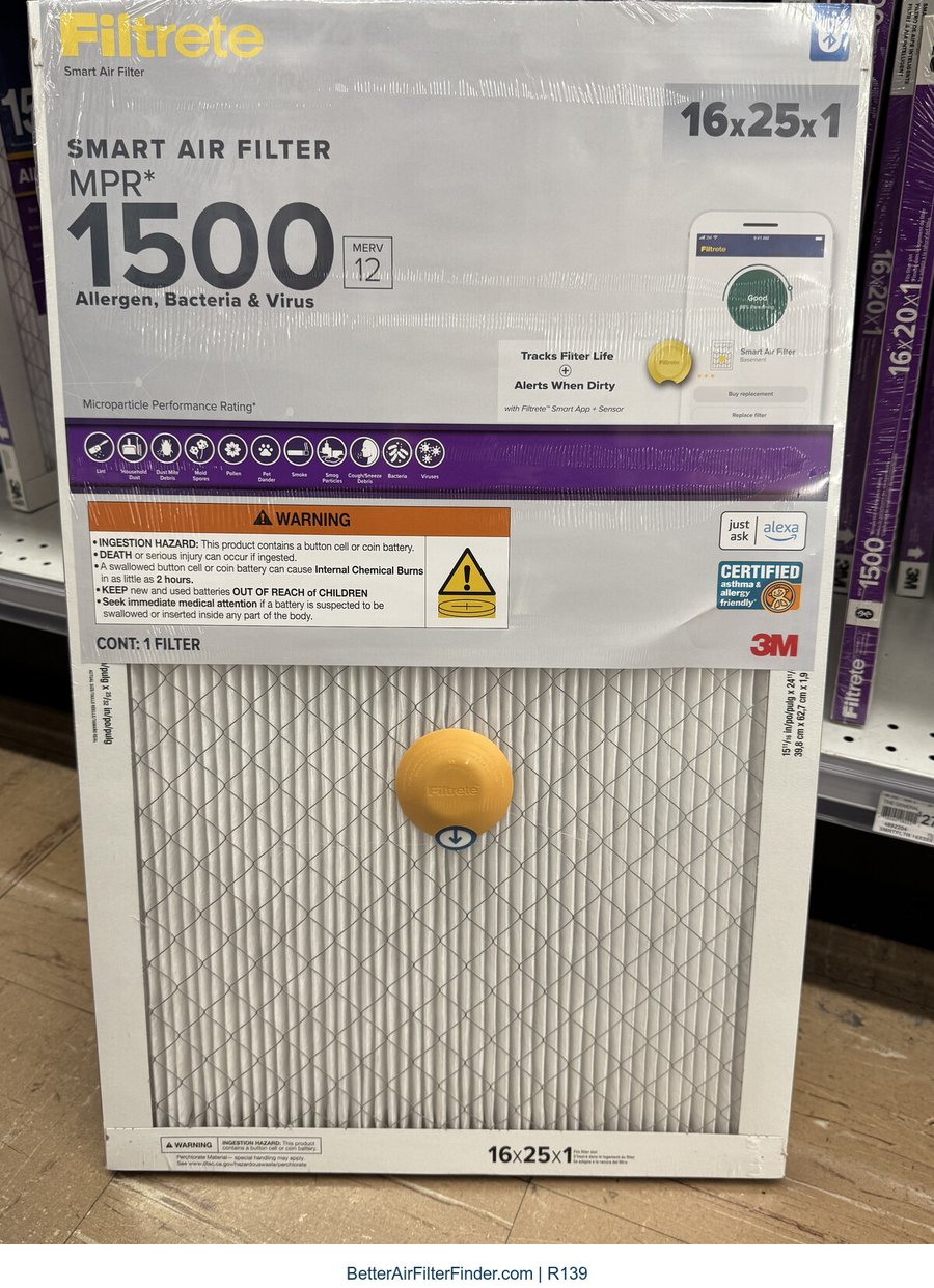 Filtrete MPR 1500, photographed package