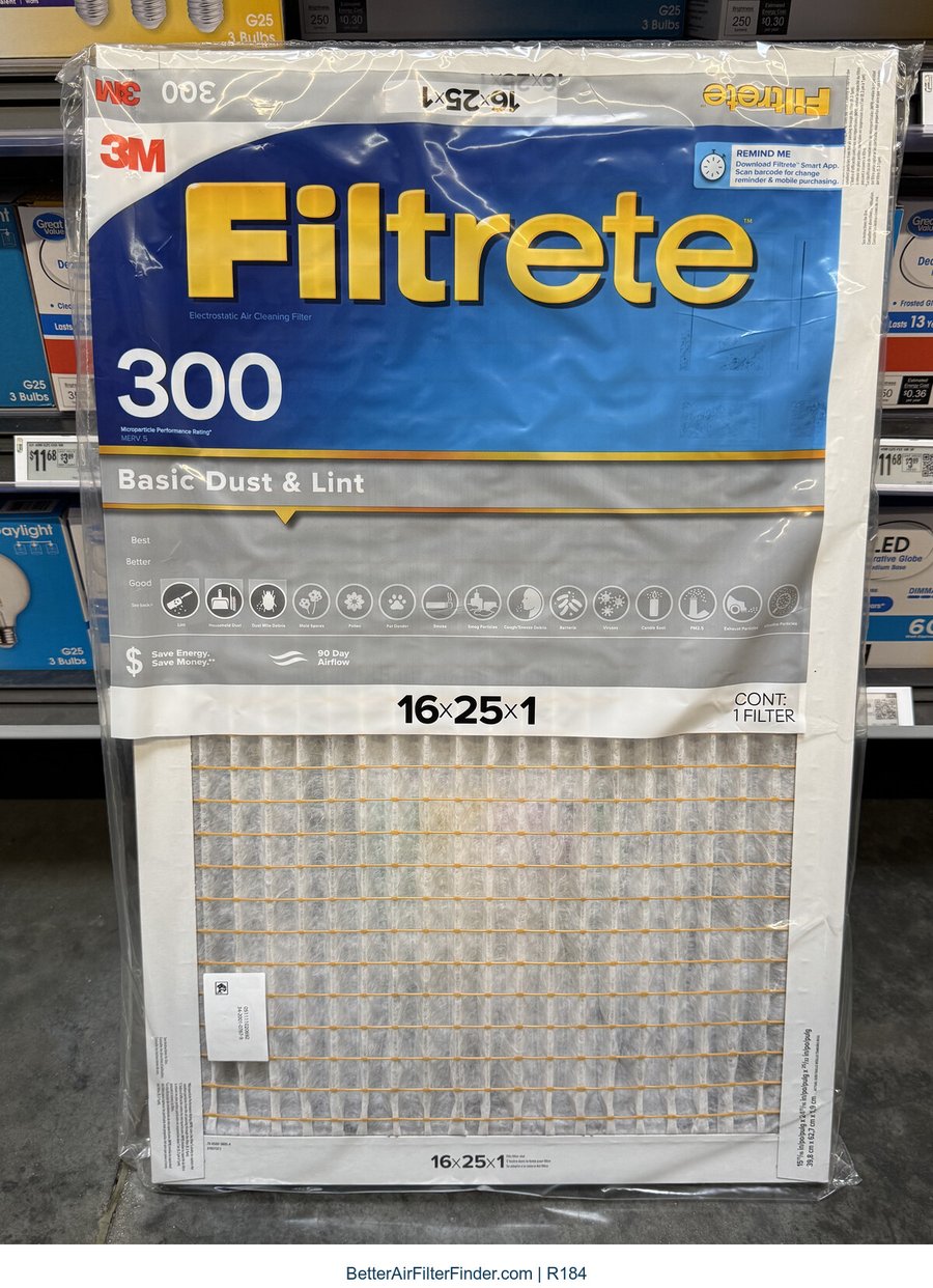 Filtrete MPR 300, photographed package
