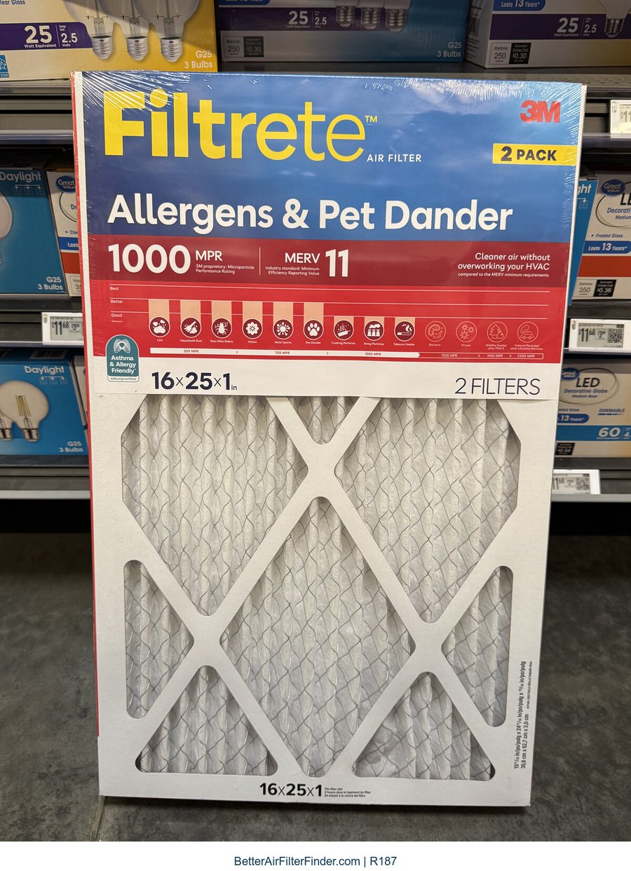 Filtrete MPR 1000, photographed package