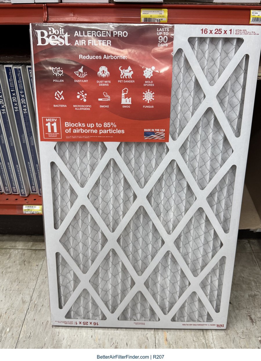 Do it Best Allergen Pro Air Filter, photographed package