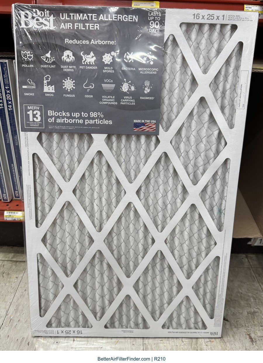 Do it Best Ultimate Allergen Air Filter, photographed package