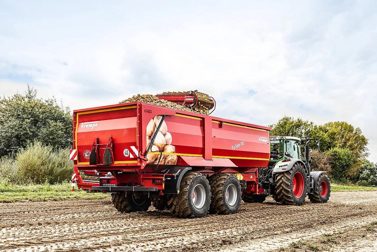Tipping trailer Krampe BigBody 740