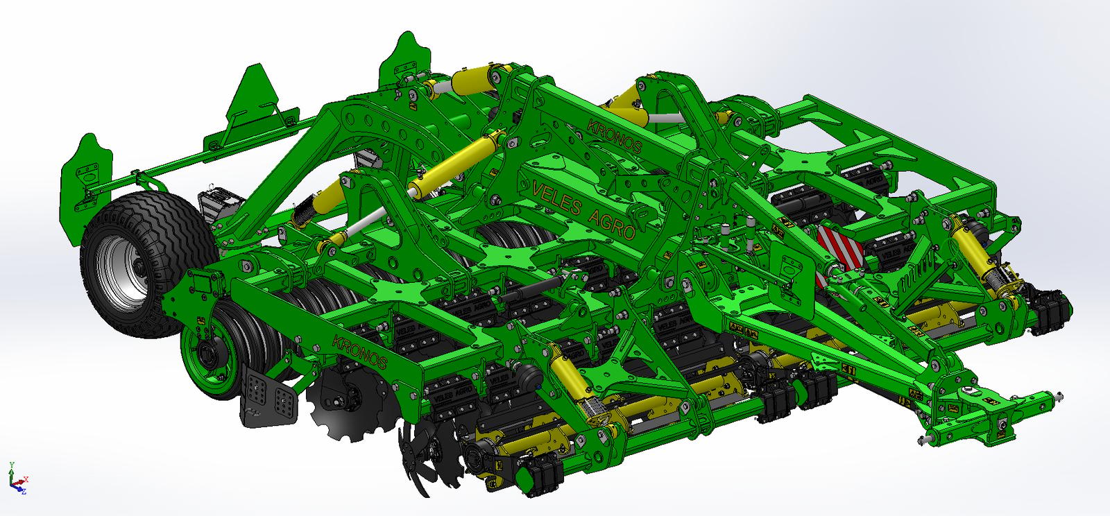 Disc harrow Veles-Agro KRONOS 4 with knife rollers