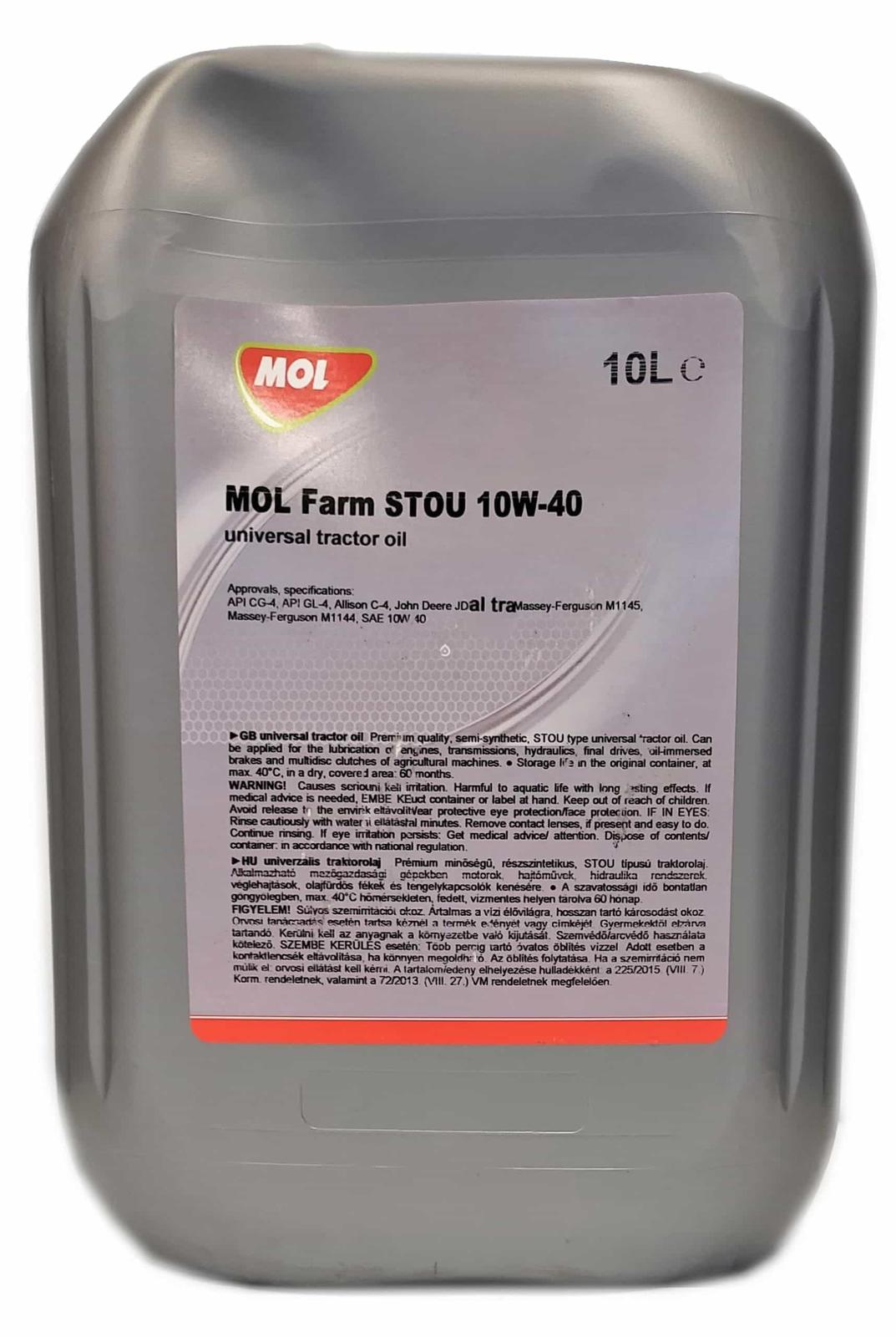 MOL багатоцільова олива Farm STOU 10W-40