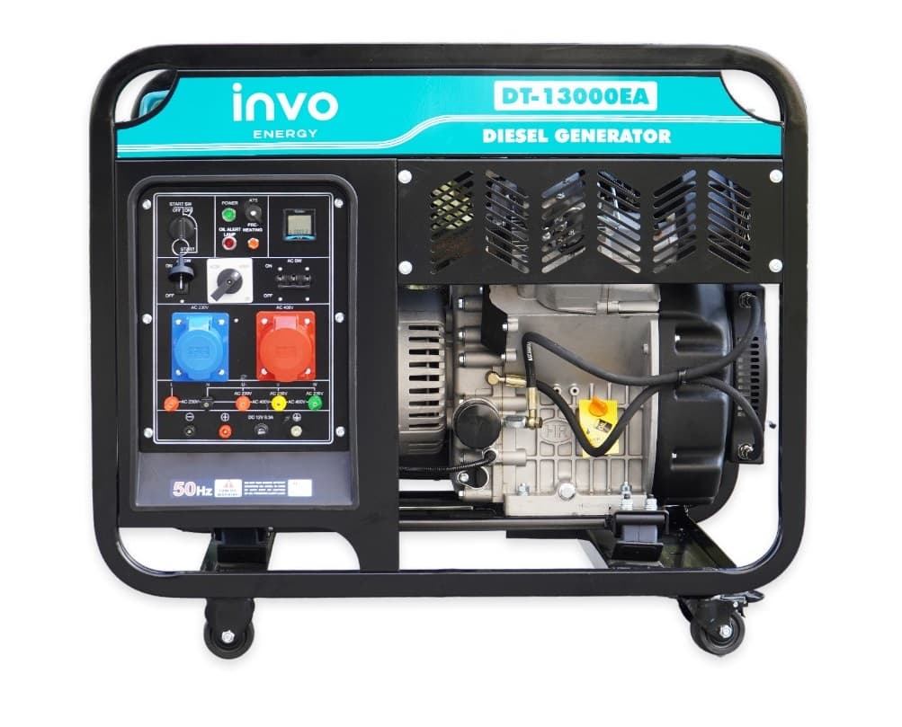Генератор дизельный INVO DT-13000EA, 12/13кВт, 230/380В