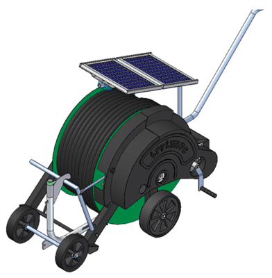 Hose-reel irrigator Irrimec e-Rain Sky
