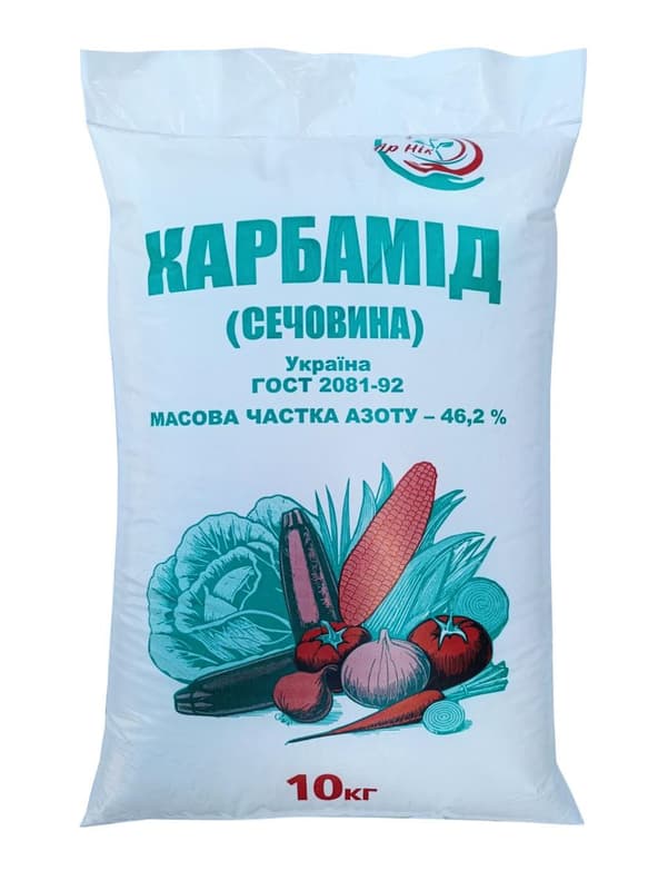 Добриво азотне КАРБАМІД, 10 кг — мінеральне живлення