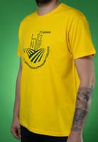 JHK футболка жовта Regular T-Shirt — изображение 5