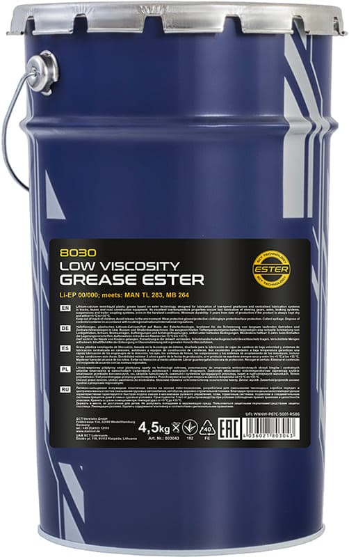 Mannol мастило Low Viscosity Grease Ester