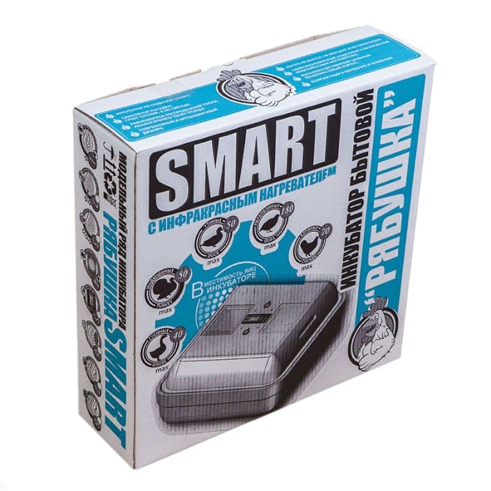 Рябушка інкубатор Smart 70 (аналоговий, ручний)