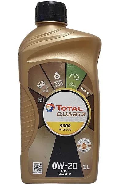 Total моторна олива Quartz 9000 Future GF6 0W-20