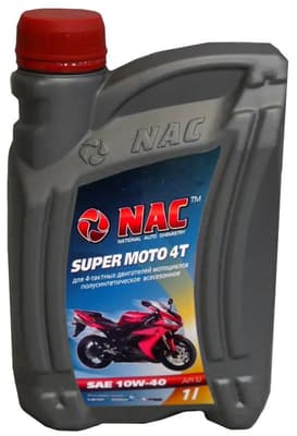 NAC моторна олива Super Moto 4T 10W-40