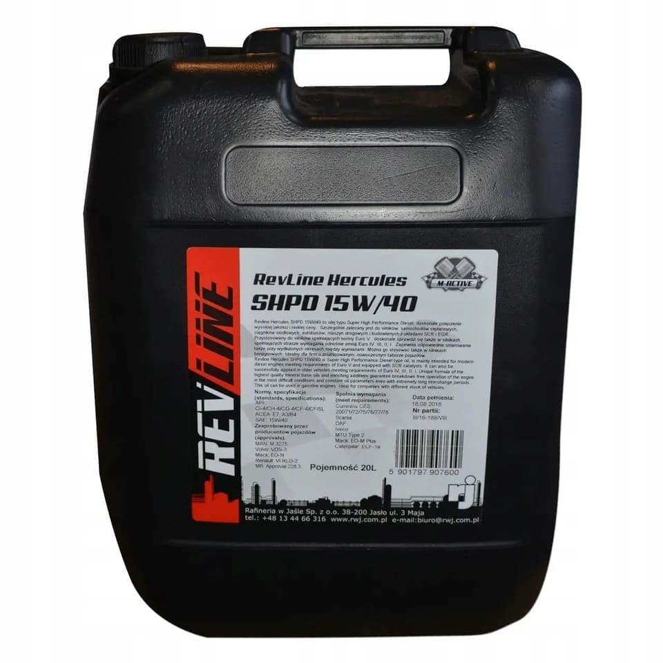Revline моторна олива Hehcules SHPD 15W-40