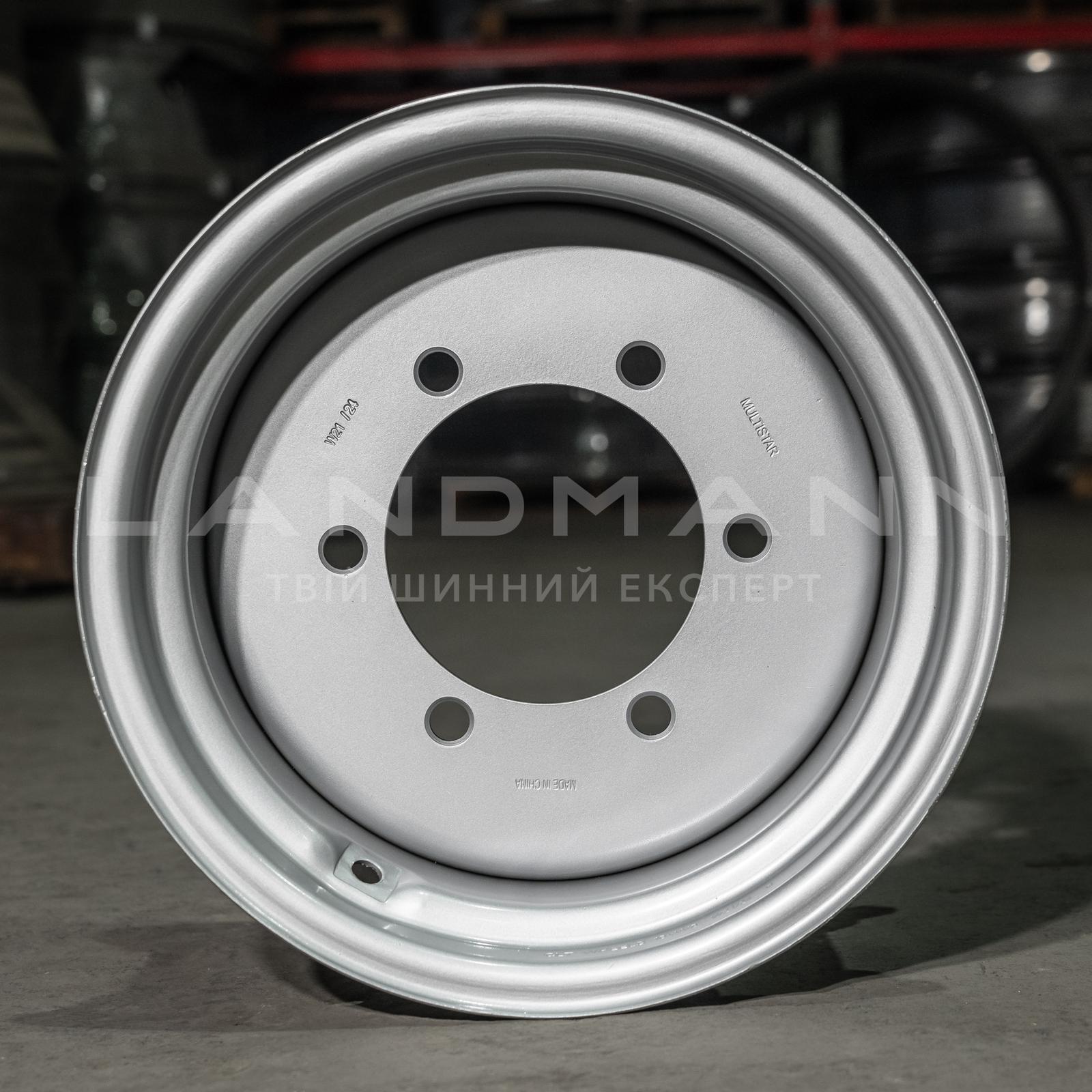 MULTISTAR Колесо W8x16 8мм 165-6-210 d20 ET90