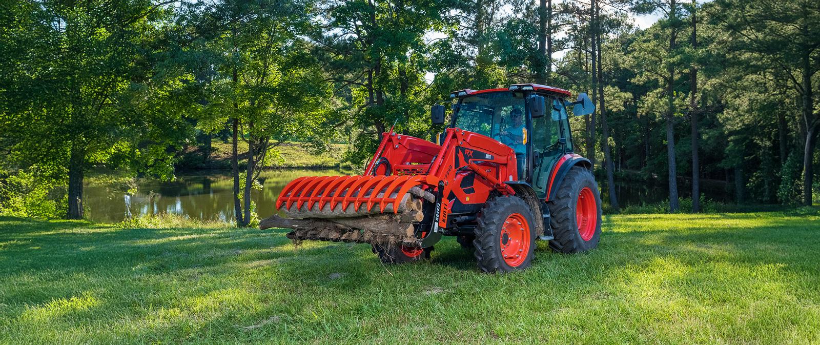Utility tractor Kioti RX6640P CAB