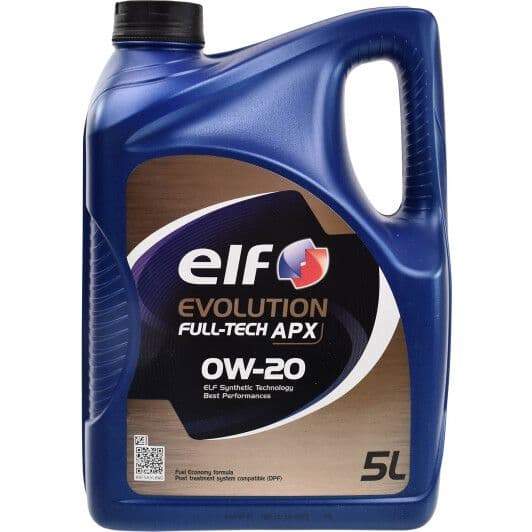 Elf моторна олива Evolution Fulltech APX 0W-20