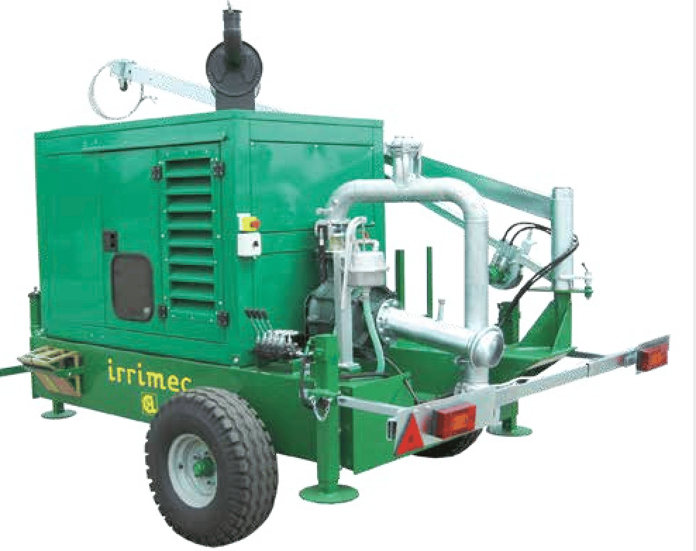 Irrimec Мотопомпа, виконання з глушником і звукоізоляційним кожухом