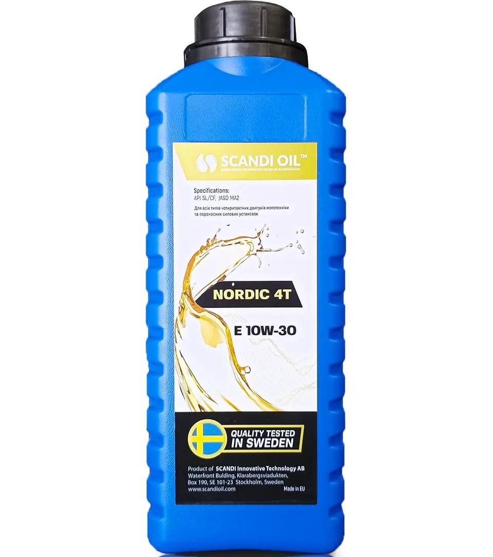 Scandi Oil моторна олива Nordic 4T E 10W-30 1 LT