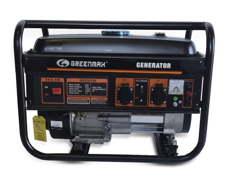 Генератор GREENMAX MB3900B 2.8/3.0 кВт з ручним запуском