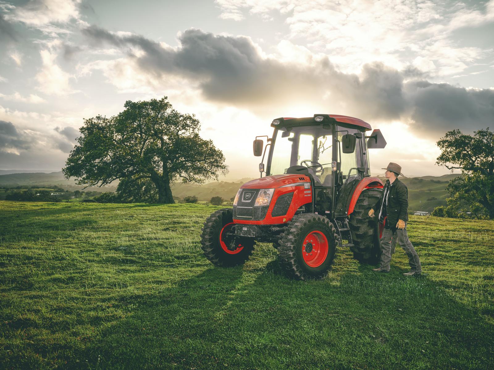 Utility tractor Kioti RX7320P Cab