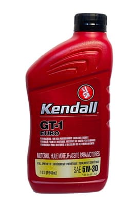 Олива моторна Kendall GT-1 EURO+ Premium Full Synthetic 5W-30