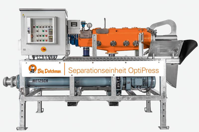 Manure separator & composter Big Dutchman OptiPress