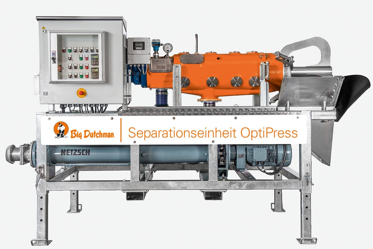 Сепаратор і компостер гною Big Dutchman OptiPress