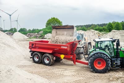 Tipping trailer Krampe Halfpipe HP 20