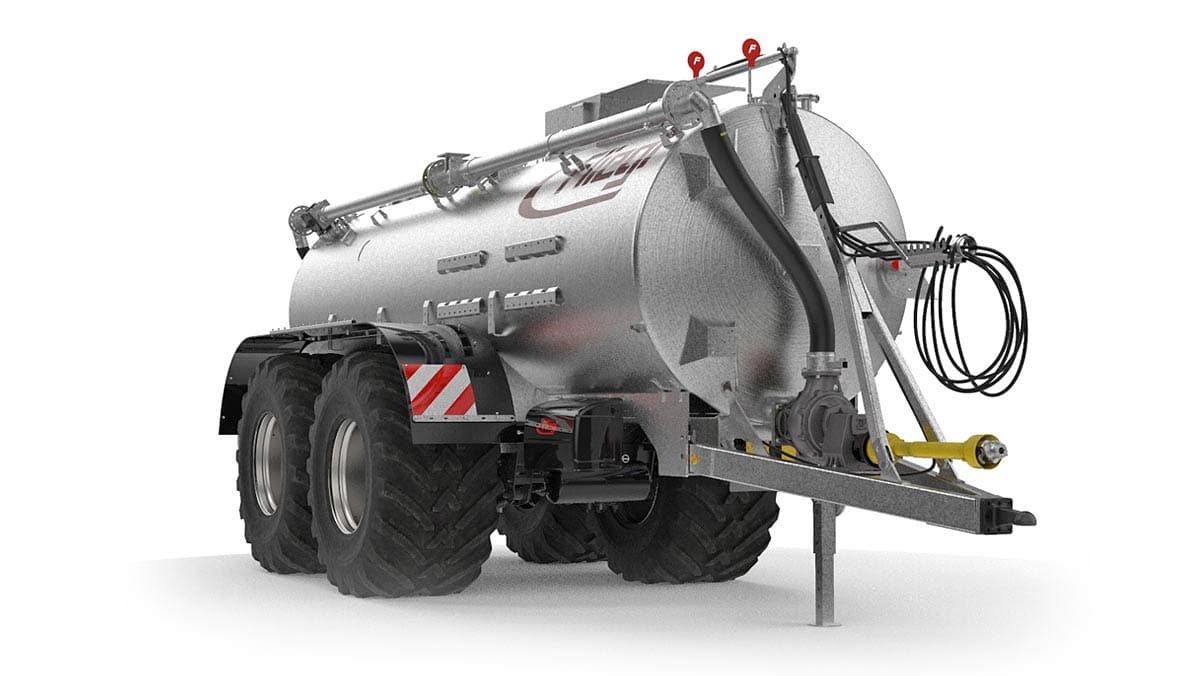 Slurry tanker Fliegl HFW Jumbo Line Plus tandem