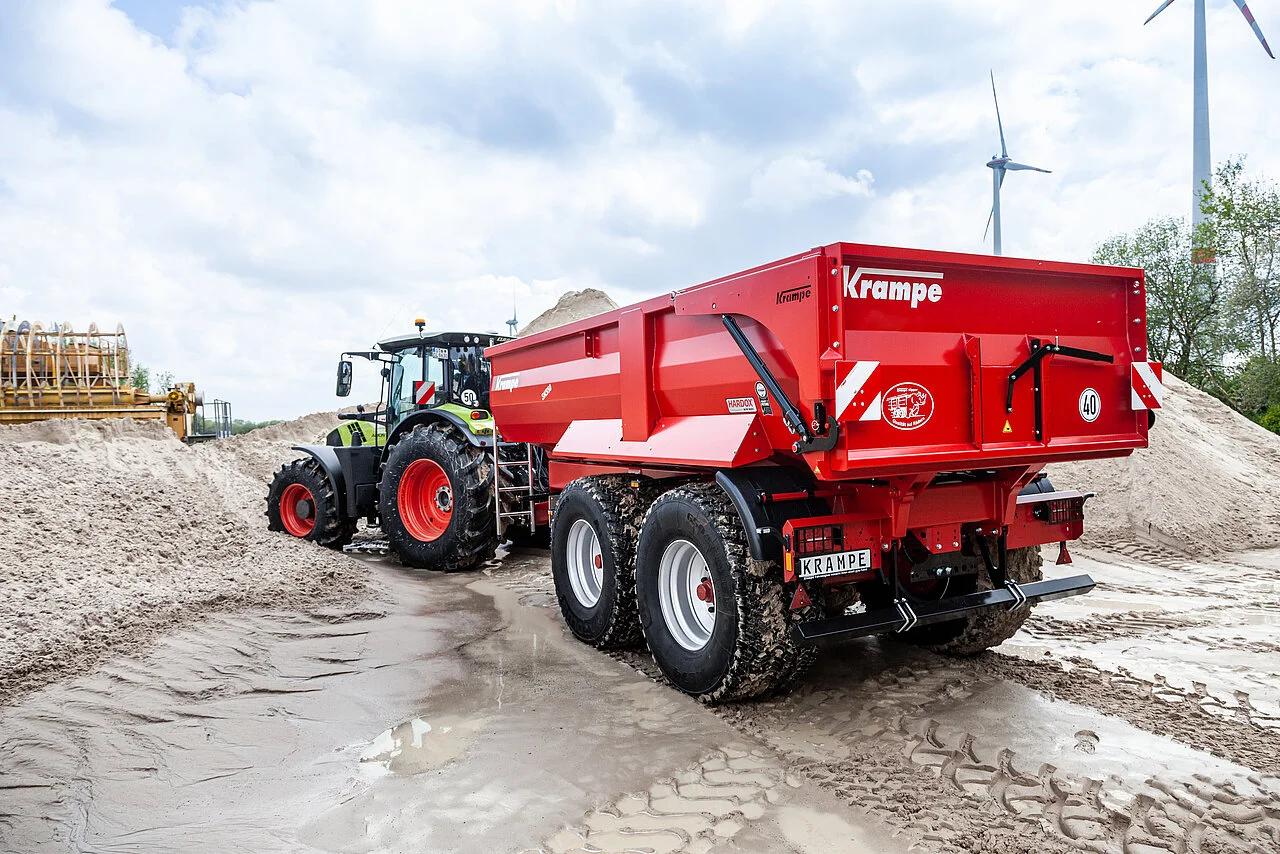 Самосвальный прицеп Krampe SK 550