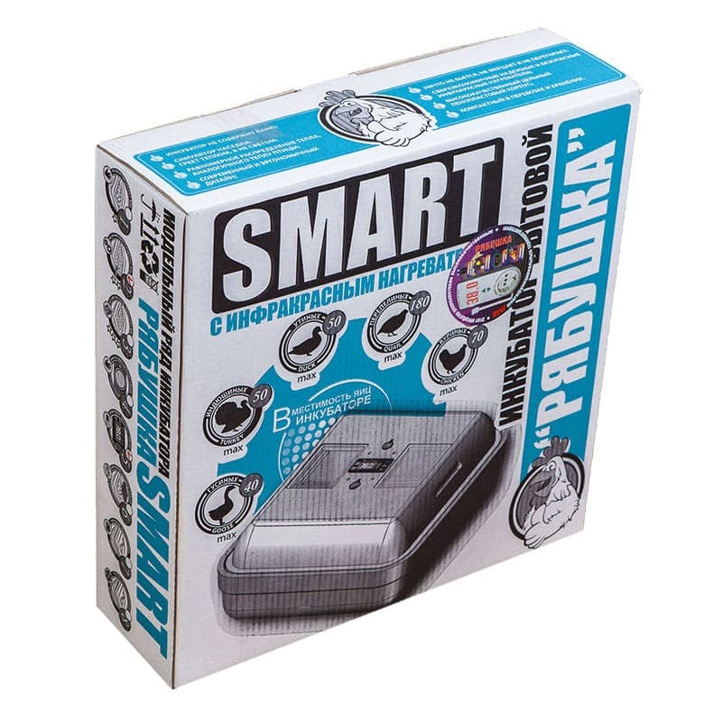 Рябушка інкубатор Smart 70 (цифровий, механічний)