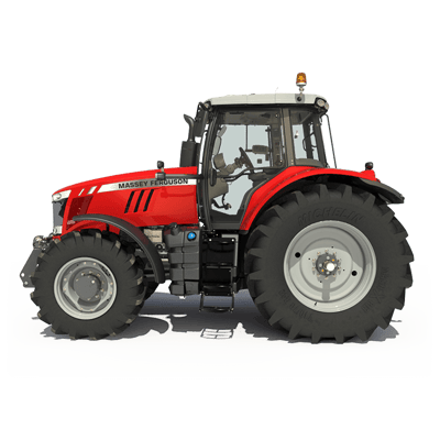 Row crop tractor Massey Ferguson MF 7614