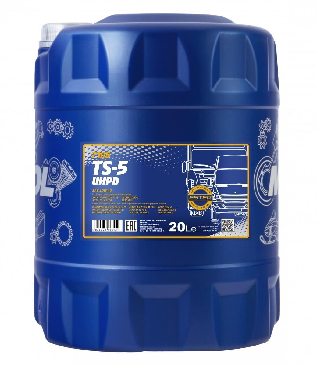 Mannol моторное масло TS-5 UHPD 10W-40 7105