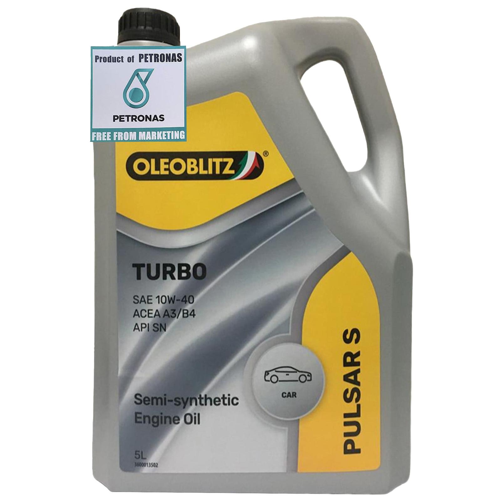 Oleoblitz synthetic oil Pulsar Turbo 10W40