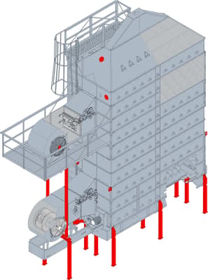 Grain dryer Mysilo Mxflow E