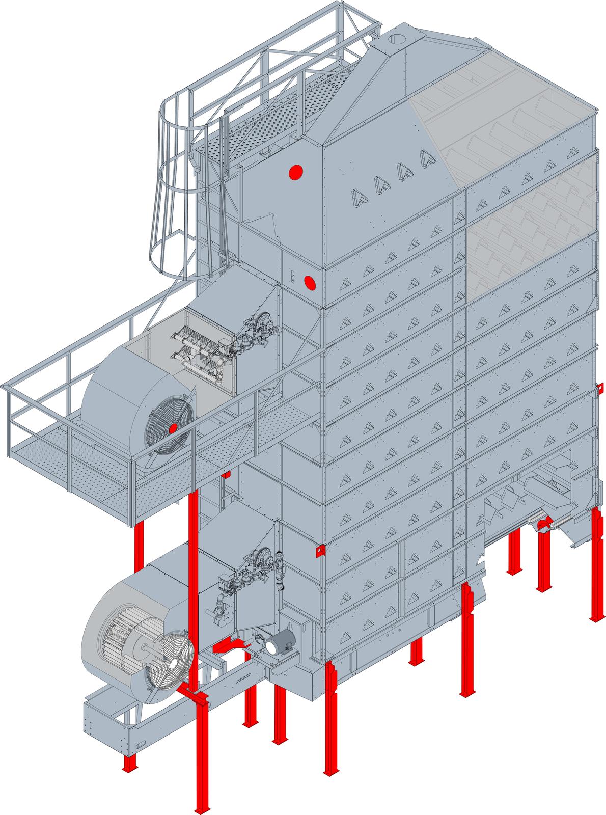 Зерносушарка Mysilo Mxflow E