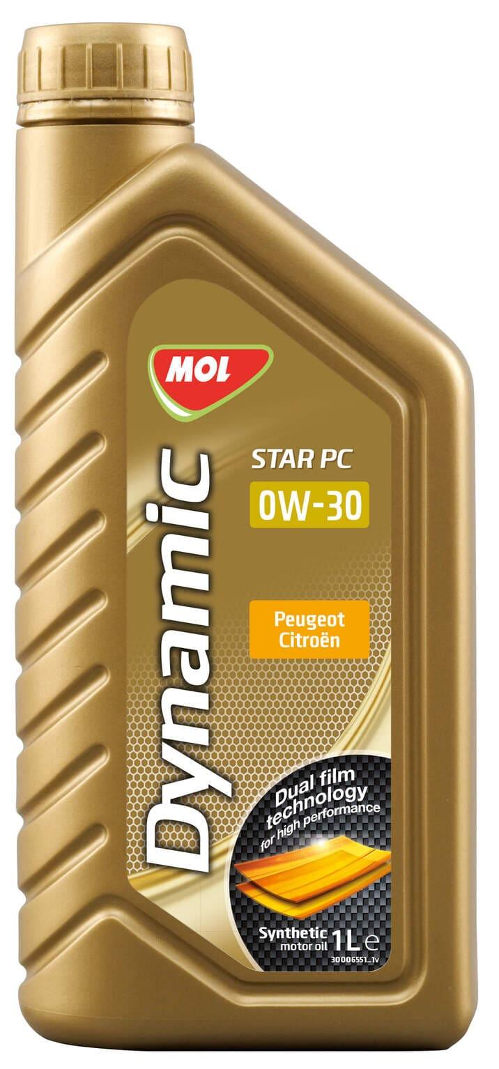 MOL моторна олива Dynamic Star PC 0W-30