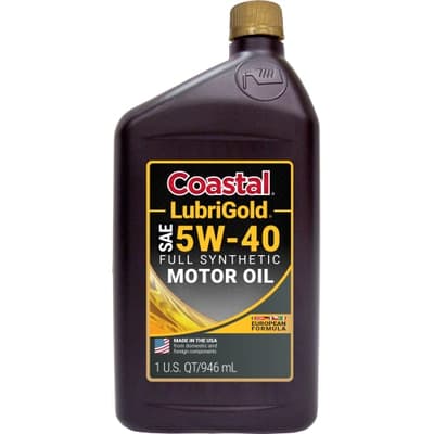Моторна олива Coastal LubriGold Full Synthetic 5W40 Euro