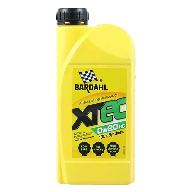 Bardahl моторна олива XTEC 0W-20 RC