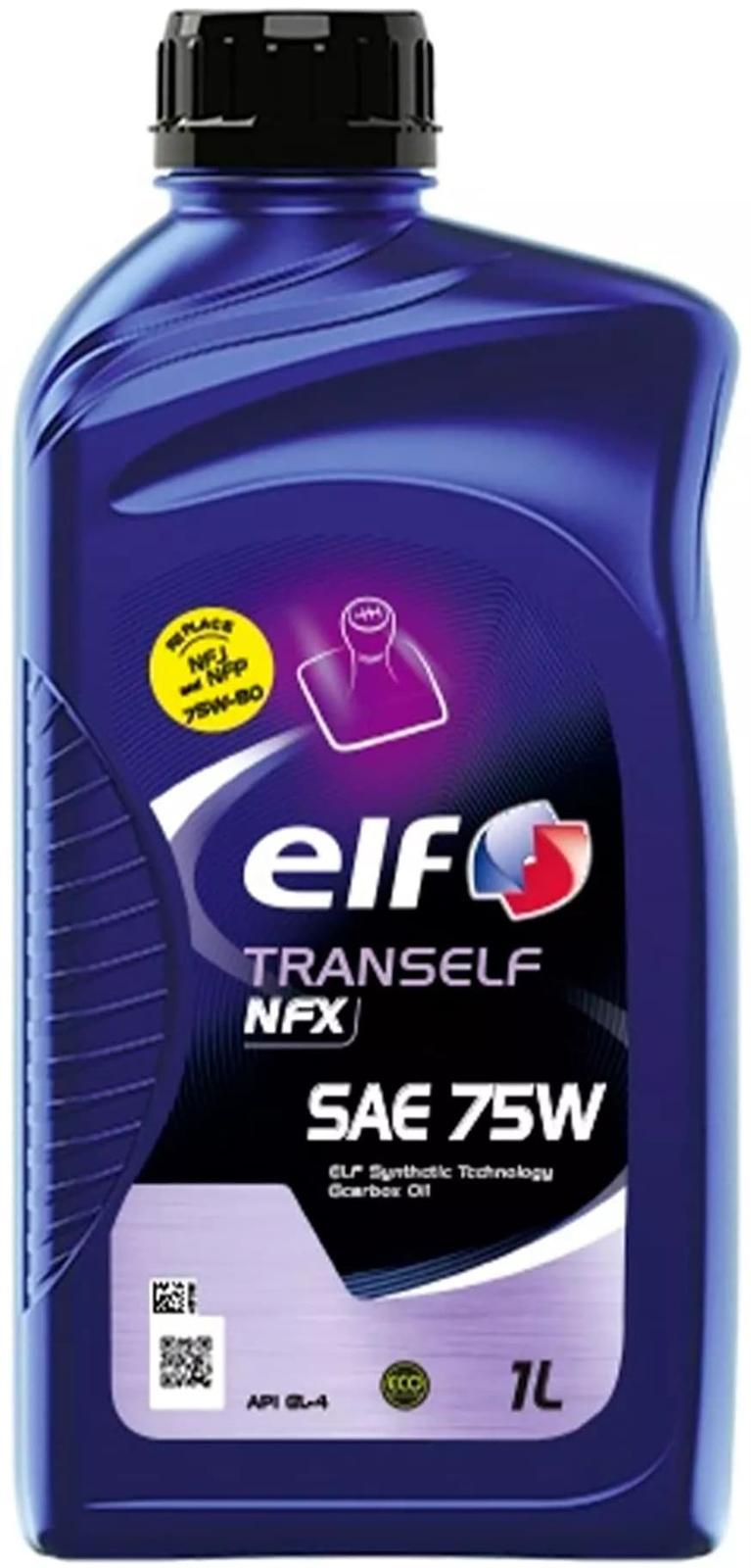 Elf трансмиссионное масло Tranself NFX SAE 75W