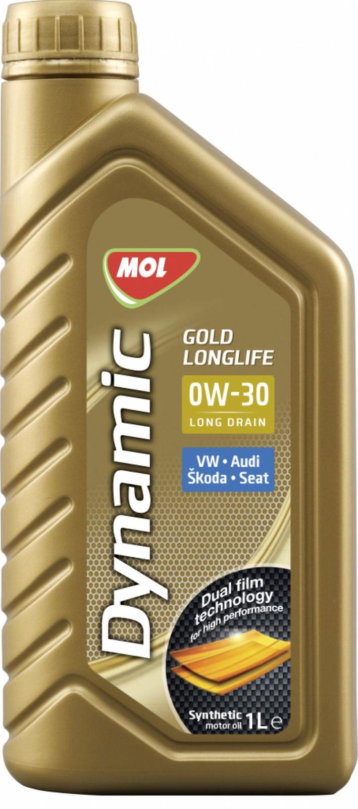 MOL моторное масло Dynamic Gold Longlife 0W-30
