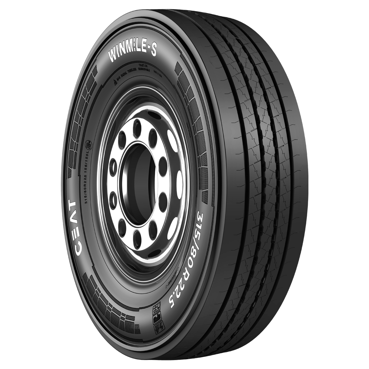 Ceat вантажна шина 385/65R22.5 164K 20PR WINMILE S TL