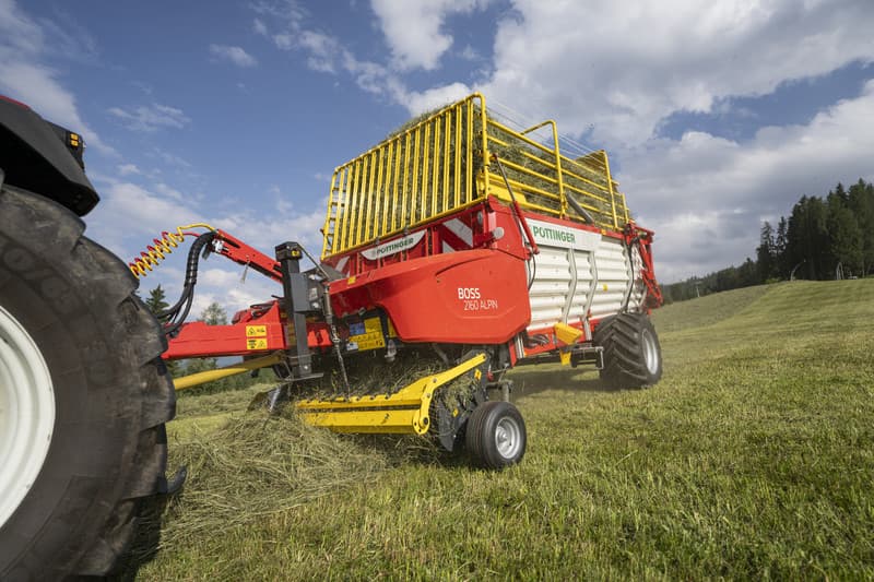 Loader wagon PÖTTINGER BOSS 2000 ALPIN