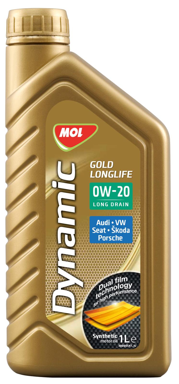 MOL моторна олива Dynamic Gold Longlife 0W-20