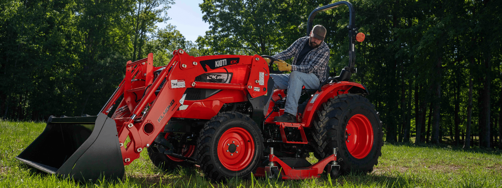 Компактний трактор Kioti CK3540SEH