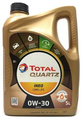 Total моторна олива Quartz Ineo Long Life 0W-30